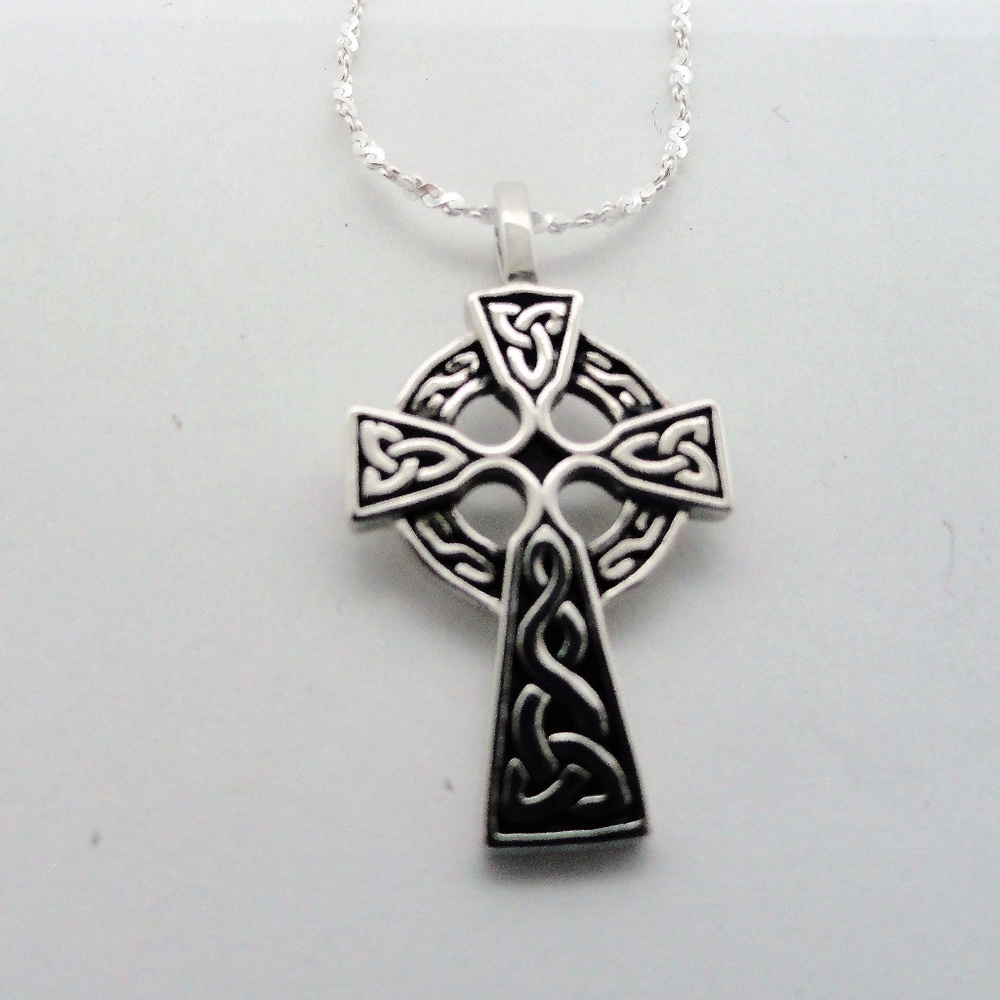 Sterling Silver Celtic Cross Pendant